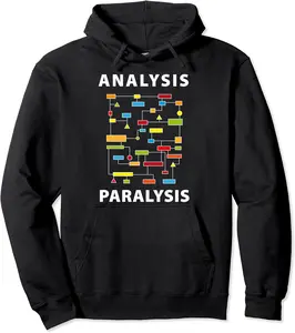 Funny Engineer Analysis Paralysis Geeky Over-Thinker Novelty Pullover Hoodie - Matthewgol Shop 44B0BR4GQTD3