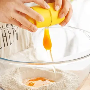 Portable Egg Opener for Home Use, One-Click Shell Breaker, Precision Egg Yolk Separator, Food Grade Material, Easy Clean