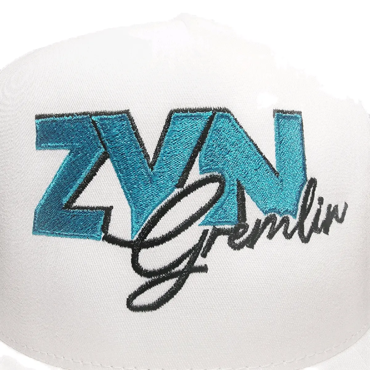 ZYN Gremlin Dark Teal Direct Embroidered Mesh Trucker Hat