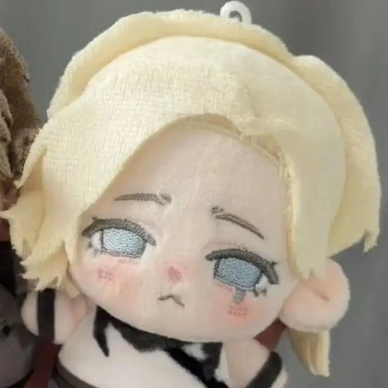 Latest 10cm Cute Scott Kennedy Leon and Ashcroft Grace Plush Toy Anime Resident Game Evil 9 Bag Keychain Pendant Plushie Doll