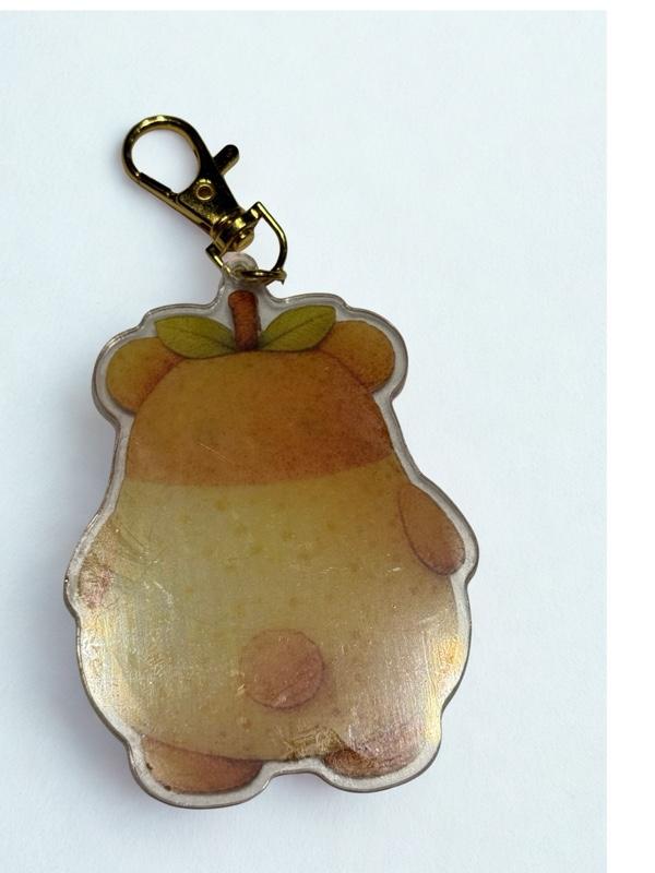 Strawbearry Bear- The Produce Pals Acrylic 2 Sided Keychains