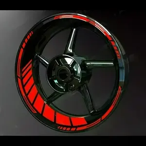 16PCS  Geometric Shaped Car Stickers  Waterproof and Durable  Suitable for Car Wheels  Motorcycles  Truck SUVs with Rims  Striped Personalized Decorative Stickers  Eye-catching Motorcycle Accessories  The Best Choice for Holiday Gifts