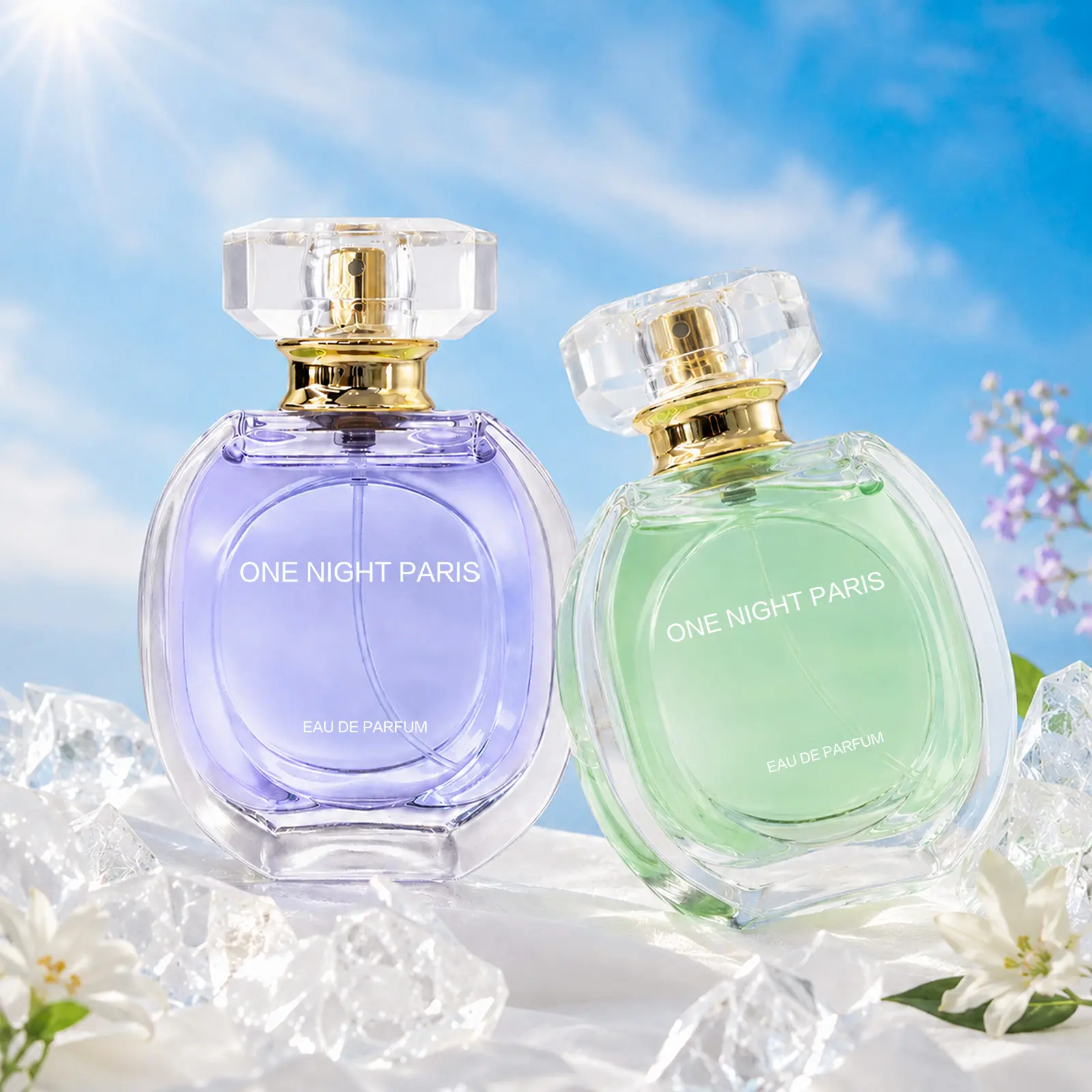 Women's 1 Night Paris Elegant EDP Perfume - long-lasting signature perfume,Floral Gourmand Long-Lasting Perfume,day gift set, pheromone cologne,fragrance product,Premium Aromatic Collection with Jasmine, Rose Floral Scents
