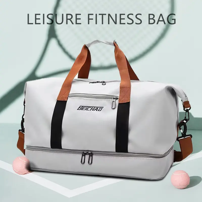Jumahe Large Carryall Travel Bag - Leakproof Waterproof, Expandable Portable Storage Luggage Accessory with Dry-Wet Separation for Business Trips, Fitness-Ready Bag