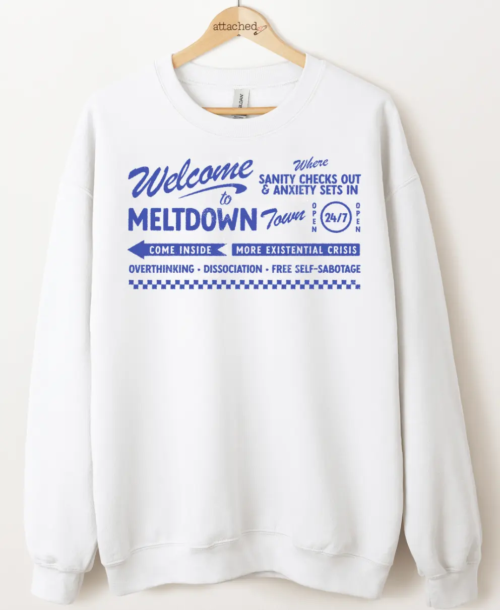 Meltdown Town Graphic Top Meltdown Town Graphic Top