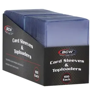 BCW 3" X 4" Regular Toploader and Card Sleeve Combo (100CT)