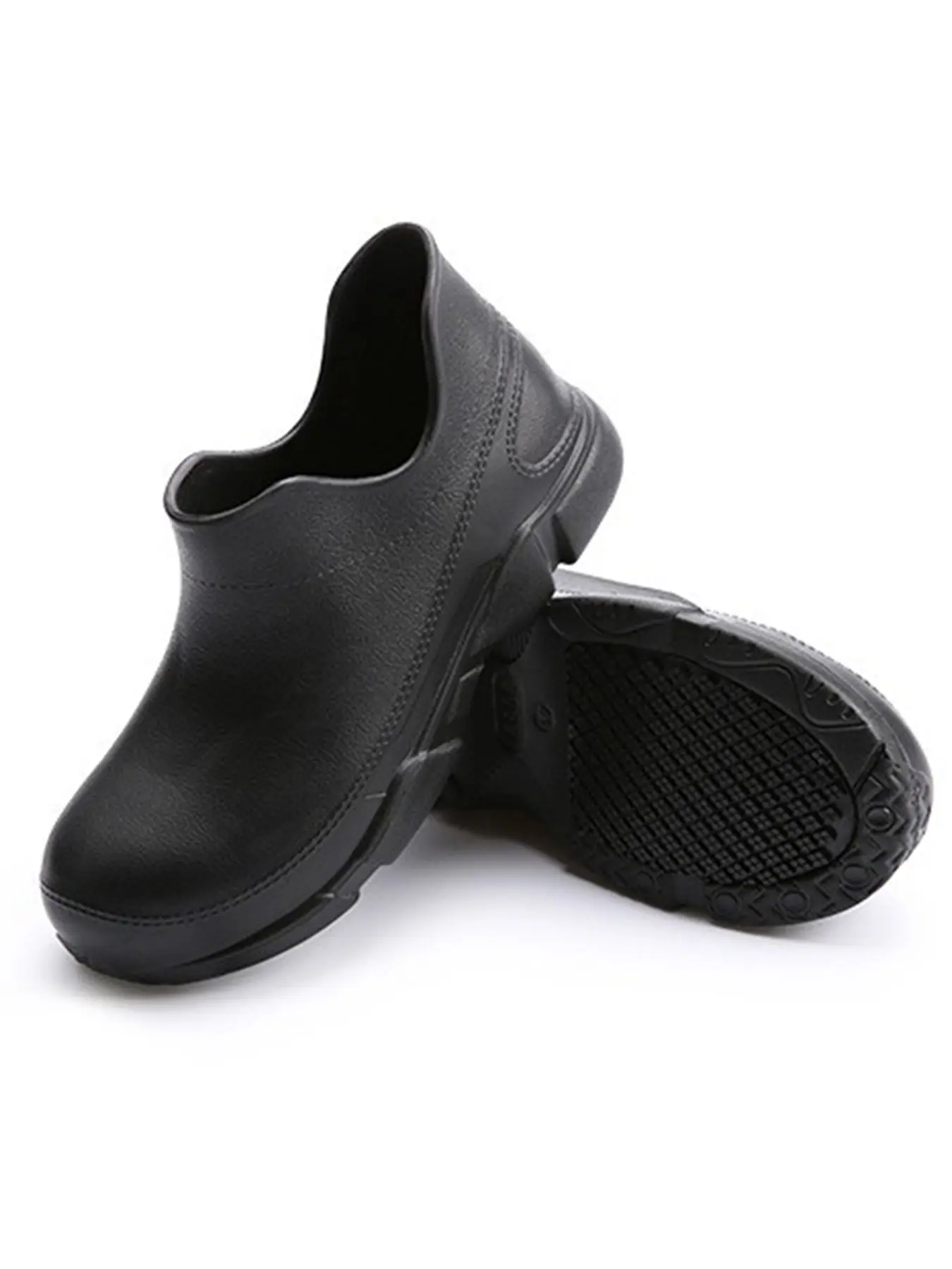 Non-Slip Work Sandals, Lightweight Slip Resistant Waterproof Chef Shoes, Breathable Safety Footwear for Kitchen, Hospital, Outdoor Use