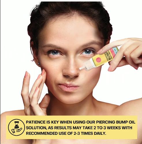 Base Laboratories Piercing Aftercare Kit - 4oz Sea Salt Spray & 0.5oz Bump Oil - Soothing & Shrink Keloids - All-Natural Piercing Care Solution