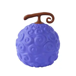 1PC Official Netflix One Piece Live Action S2 Gomu Gomu No Mi Devil Fruit Squishy, Realistic Luffy Rubber Toy, Stress Relief, Stress Relieving Accessory, Desk Decor, Stress Relief Fidgeting, Decompression Squeeze, Stress Relief Gadgets