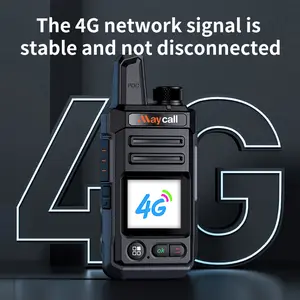 Maycall MC82 4G Full Netcom Walkie Talkie, National Full Coverage Two-Way Radio, Mini Handheld for Security, Construction Site, Office Building and Fleet Use