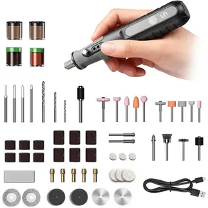 4.2V Cordless Rotary Tool, Powerful 5-Speed Adjustable Speed, 163-Piece Multi-Function Kit, USB Charging, Easy to Use, Ideal for Light Projects, DIY Crafts, Grinding, Engraving, and Polishing
