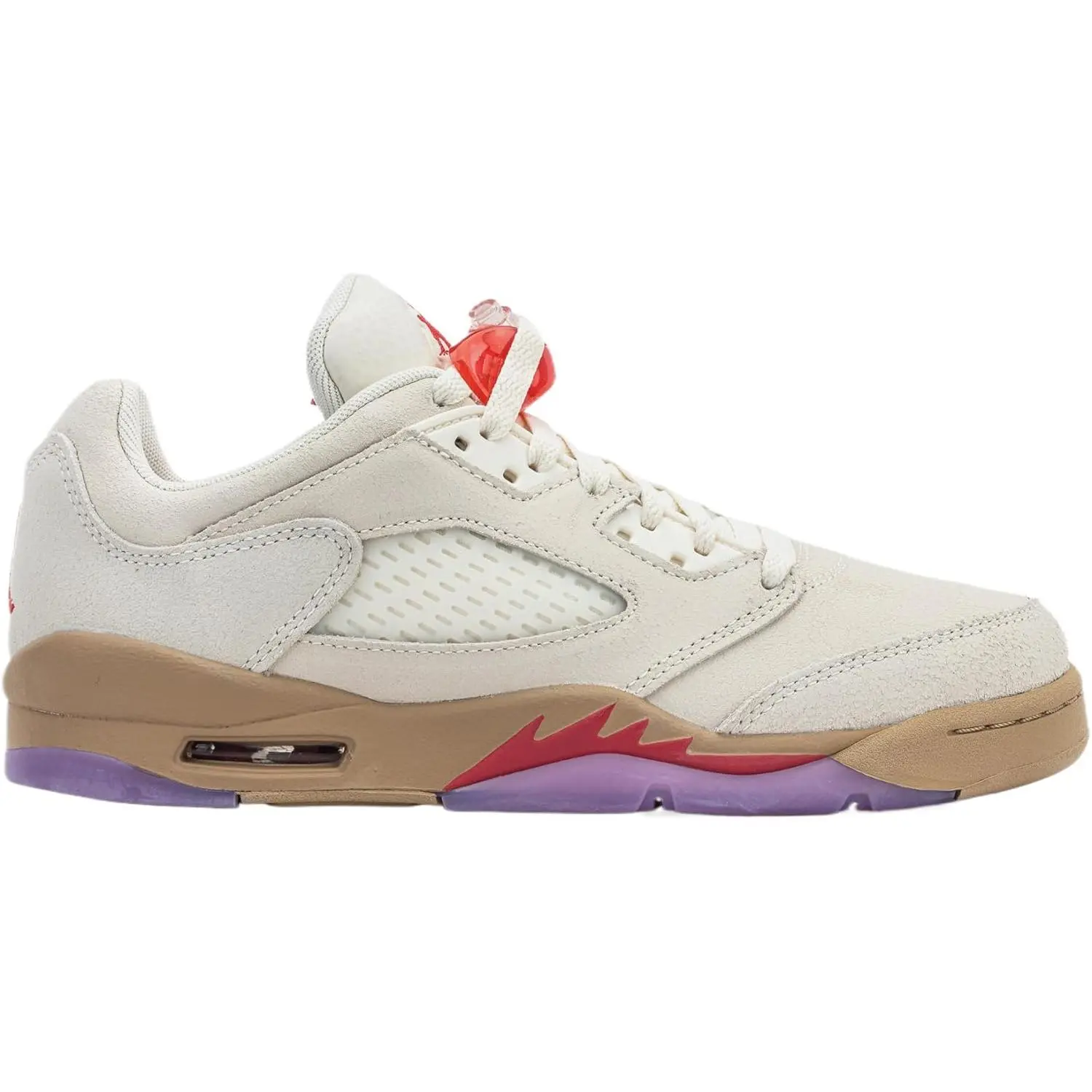 Nike Air Jordan 5 Retro Low Pale Ivory Fusion Red Desert HJ5994 106 Sneakers (GS)