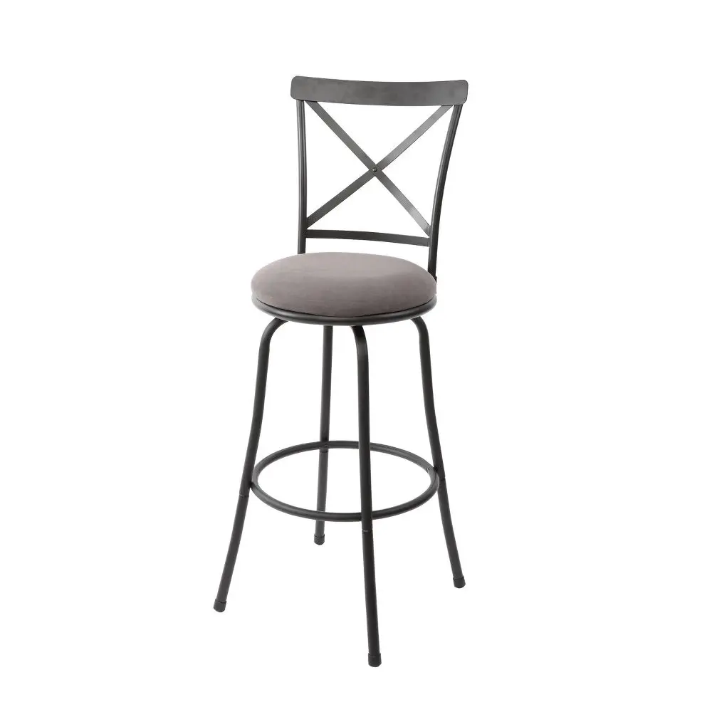 Holli Furniture Linen Bar Stool X- Industrial Adjustable