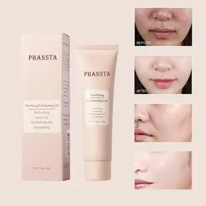 Purifying Exfoliating Gel, Purifying Enzymes Exfoliating Gel, New Upgrade Exfoliating Face Scrub, Exfoliating Facial Cleanser for All Skin Types, Cleans Dirt & Oils