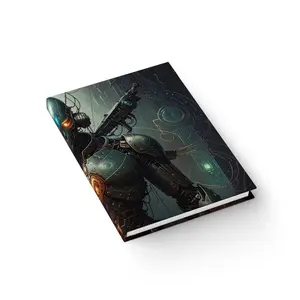 Journal - Tech Warrior Integration Blank, Notebook, Diary, Sketchbook, Bullet Journal, Suitable for Work and School