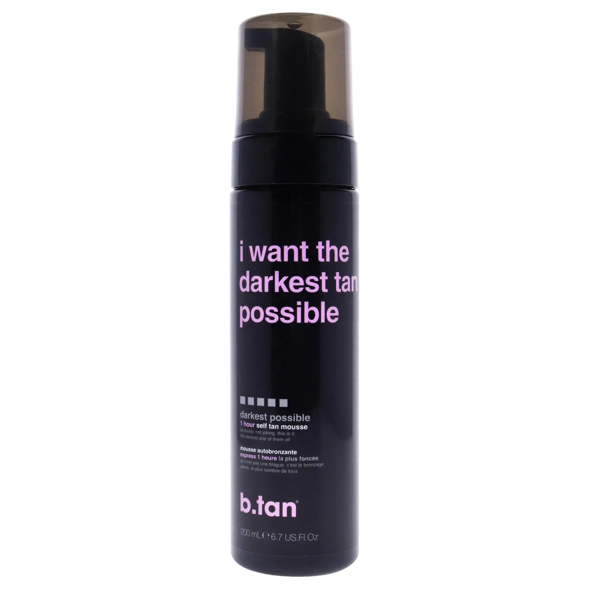 B.Tan Unisex Bold Look Darkest Self-Tan Mousse - 6.7 oz Beauty & Personal Care Product