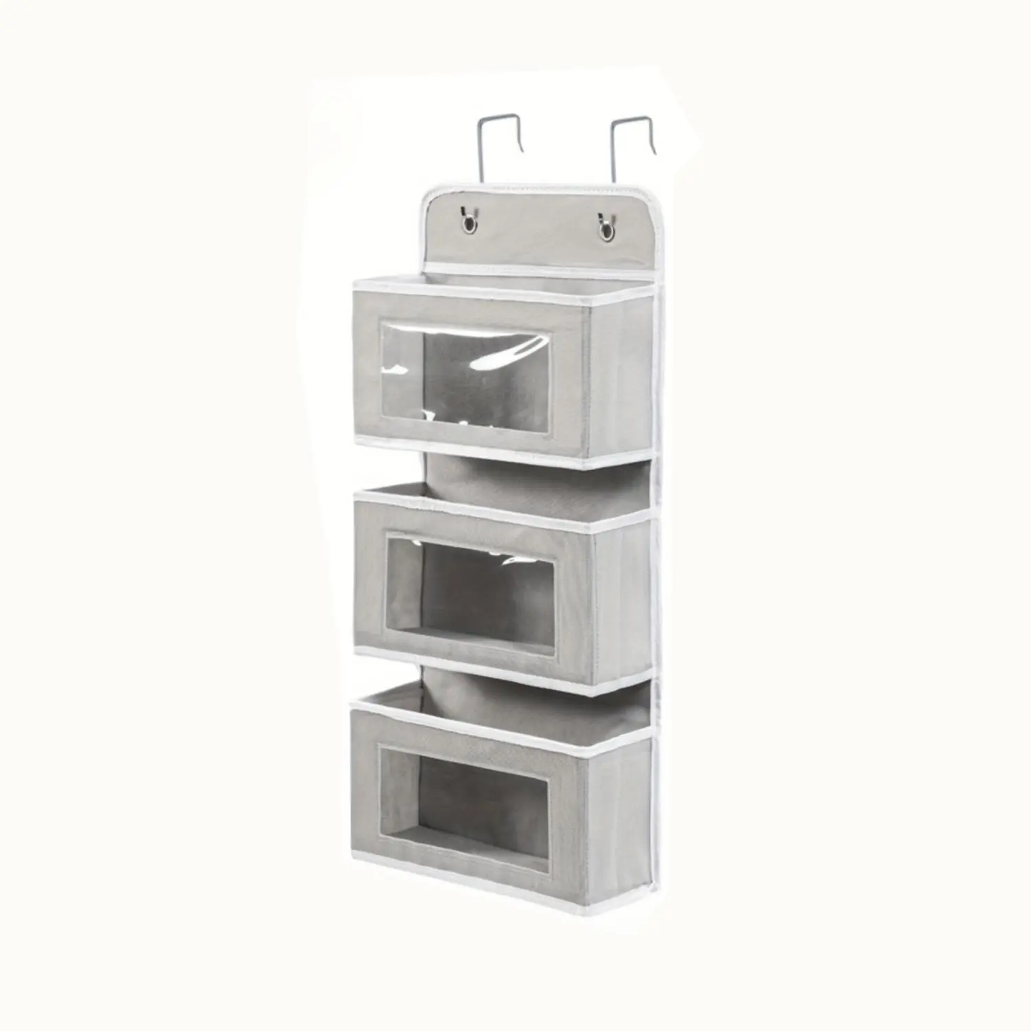 3 Tier Door Storage Shelf, Non-woven Fabric Storage Rack, Multi-layer Storage Basket for Bedroom, Bathroom, Pantry and Childcare Center, Organiser, Fabric Storage Units