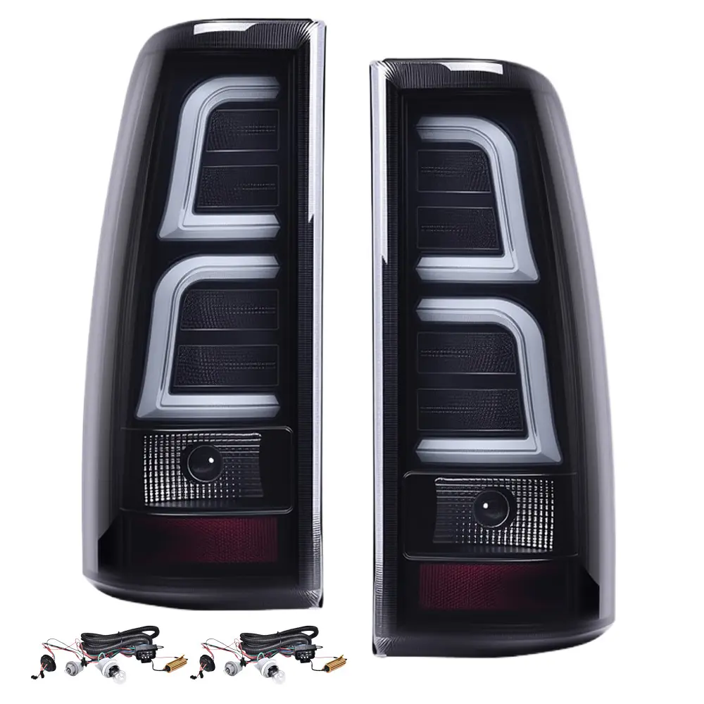 ALLGOOD LED Tail Lights Fit For 1999-06 Chevy Silverado 99-02 GMC Sierra 1500 2500 3500, Led Lights Car, Led Brake Truck Dynamic Taillight Led Signal Lamp