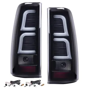 LED Tail Lights Fit For 1999-06 Chevy Silverado 99-02 GMC Sierra 1500 2500 3500, Led Lights Car, Led Brake Truck Dynamic Taillight Led Signal Lamp