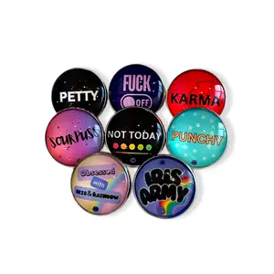 Iris Bae Pin Buttons Decorative and Ornamental (#B001) By Iris & Rainbow