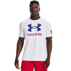 Under Armour Men's UA Freedom Logo Short Sleeve T-Shirt Tee - 1370811