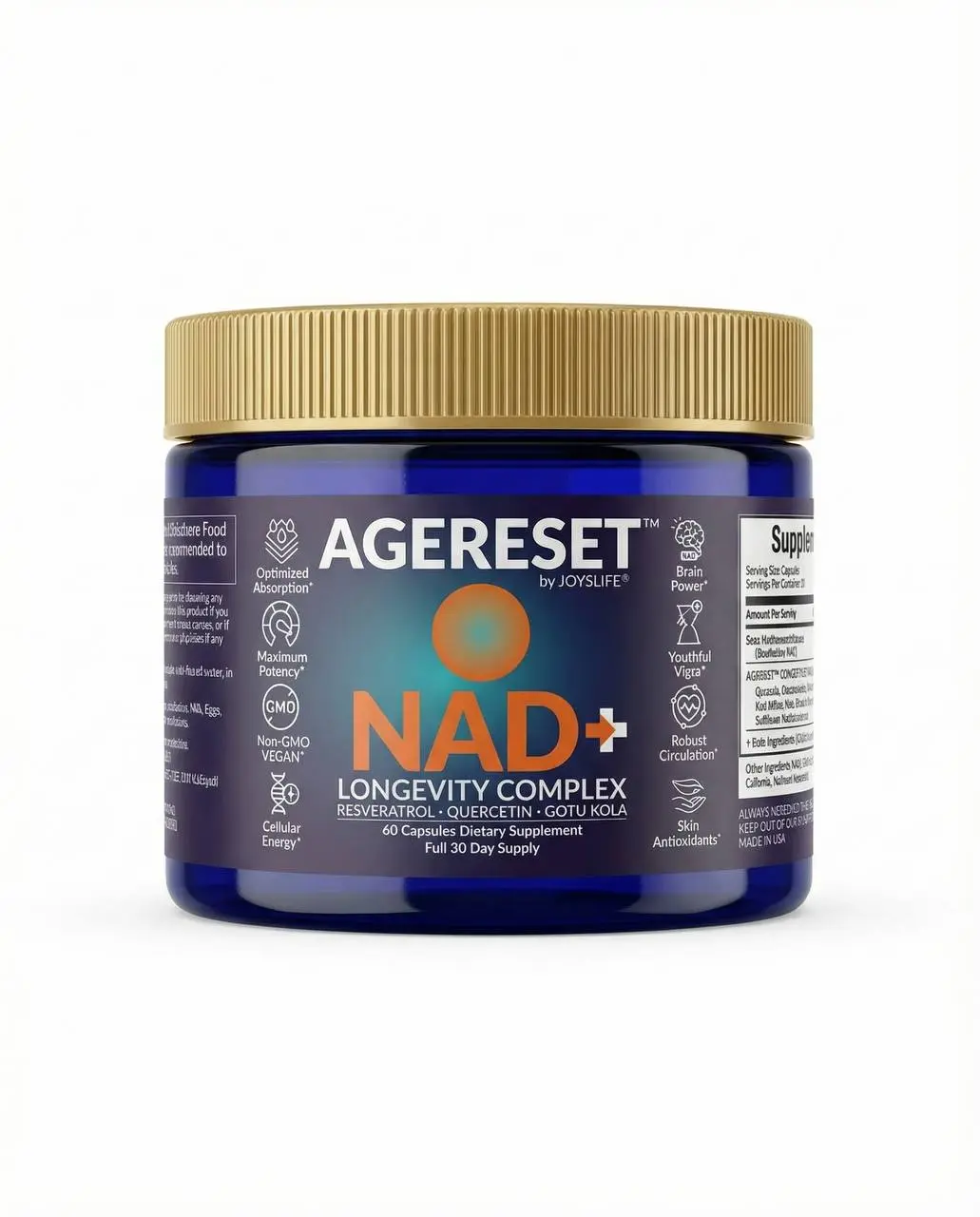 AGERESET Energy Complex / Daily Vitality Formula Capsules Edible