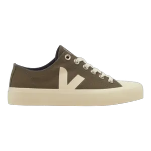 Men's Veja Wata II Low Kaki Pierre Grommet Raised Platform Footwear - Casual Shoe, Trainer