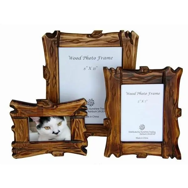 212 MAIN Photo Frame, Handmade Wooden 3.5x5 in for Baby Nursery Wall Decor - A Unique Decoration to Uplift Your Home Décor, Aesthetic Room Decoration, Wooden Picture Frames