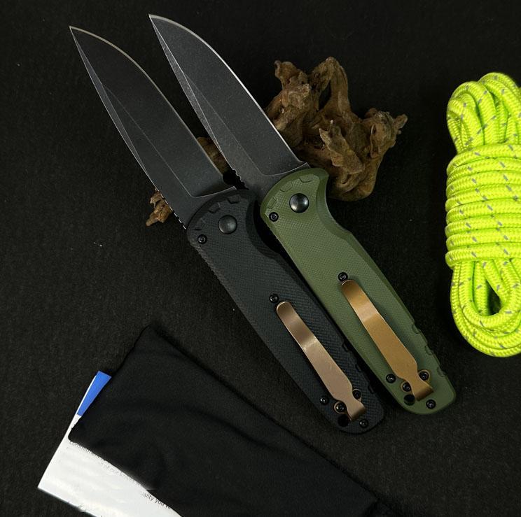 D2 Steel Folding Knife Button Lock EDC Pocket Knife, Non-Slip Handle Outdoor Camping Fishing Utility Tool