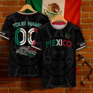 Personalized Mexican Jersey Soccer, Custom Name & Number Mexican Soccer Jerseys, Custom Mexico Soccer Jersey For Men/Women