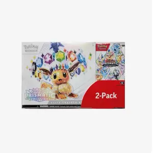 Pokemon Costco Pokemon Prismatic Evolutions 2-Pack Trainer Box and Booster Bundle