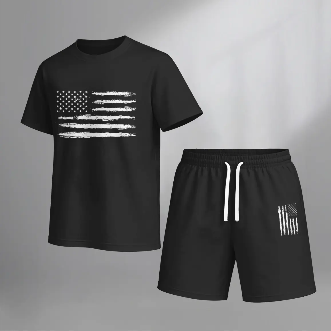 Men’s No.23 Chicago Printed Casual Short Sleeve T Shirt and Shorts Set, Summer 2 Piece Outfit, Soft Breathable Matching Set with Drawstring Shorts for Beach, Outdoor Activities, Travel, Workout, and Everyday Style