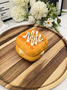 Sensory Fidget Silicone Pineapple Bun Squishy Toy | Slow Rising Squeeze Stress Relief | Calming Play Relaxation Toy for Kids Teens Adults