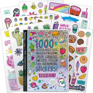 Fashion Angels 1000+ Ridiculously Cute Stickers for Kids Fun Craft Stickers for Scrapbooks, Planners, Gifts and Rewards, 40 Page Sticker Book for Kids Ages 6+ and Up