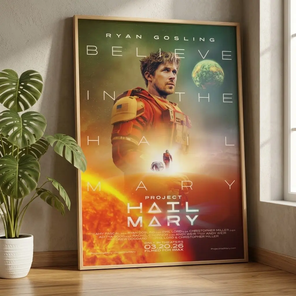 ​Project Hail Mary Poster No Frame Poster, Home Decor #4