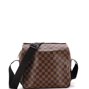 Pre-owned Louis Vuitton material Messenger Bags Naviglio Handbag Damier by Rebag