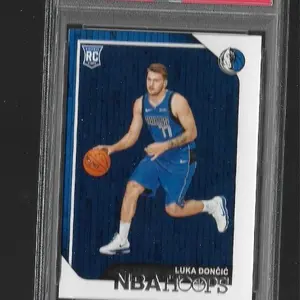 2018 Panini Hoops Luka Doncic Rookie #268 PSA 9 Mint Dallas Mavericks