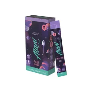 (W)Alani Nu Energy Stick Packets, Activate with Water, Cosmic Stardust, 10 Sticks Per pack