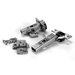 Blum Clip top BLUMOTION Soft Close Hinges, A Frameless 110 Degree Hinge That is Self Closing & Includes Mounting (Full Overlay - 8 Pack)