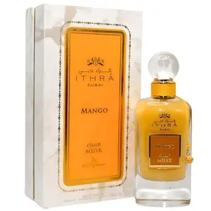Ard Al Zaafaran Ithra Dubai Mango Musk for Unisex Eau de Parfum Spray, 3.4 Ounce