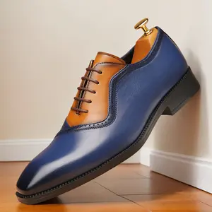 Men's large-size casual leather shoes, formal shoes for wedding business party banquet office 68625