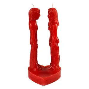 Red Face to Face Candle — Passionate Love Rituals