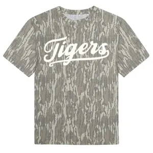 Tigers Mossy Oak Bottomland Camo T-Shirt, 3D printed camo T-Shirt, Hunting T-Shirt, Gift For Him, Gift For Her, T-Shirt 2026