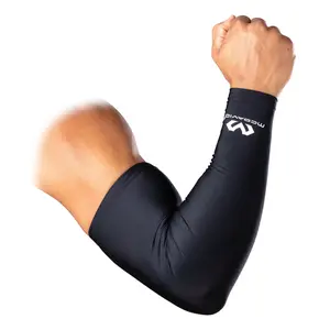 Mcdavid Sport Polyester Compression Arm Sleeves, 2 Pack, Black Adult Unisex Large/X-Large, Unisex United Sports Brands