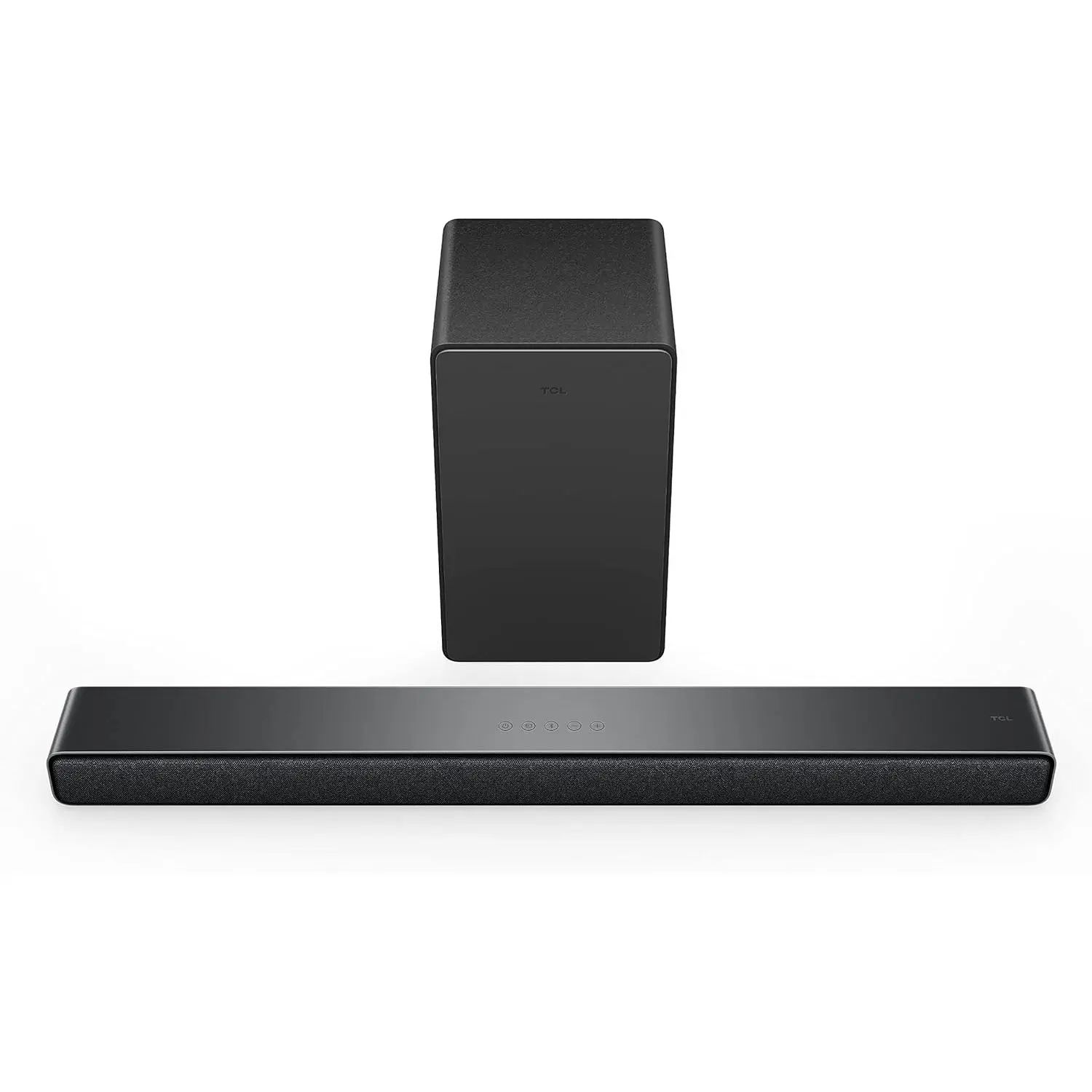 TCL 3.1ch Sound Bar with Wireless Subwoofer (Q6310, 2023 Model), Dolby Audio, DTS Virtual:X, Built-in Center Channel Speaker, Auto Room Calibration, Wall Mount/HDMI Cable Included