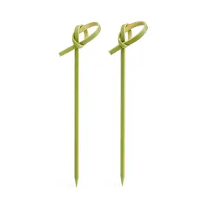 Tall Knotted Bamboo Cocktail Picks - 5-inch, 50 Pack