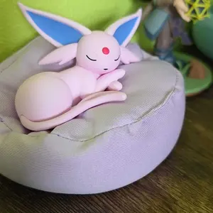 Authentic Pokémon Sleepy Eevee Figurines: Blind Box (1 Eevee or Eeveelution Figurine)