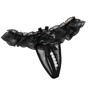 Thong Massage Pearl Panties Women's T-back Plus SizeGiftGift