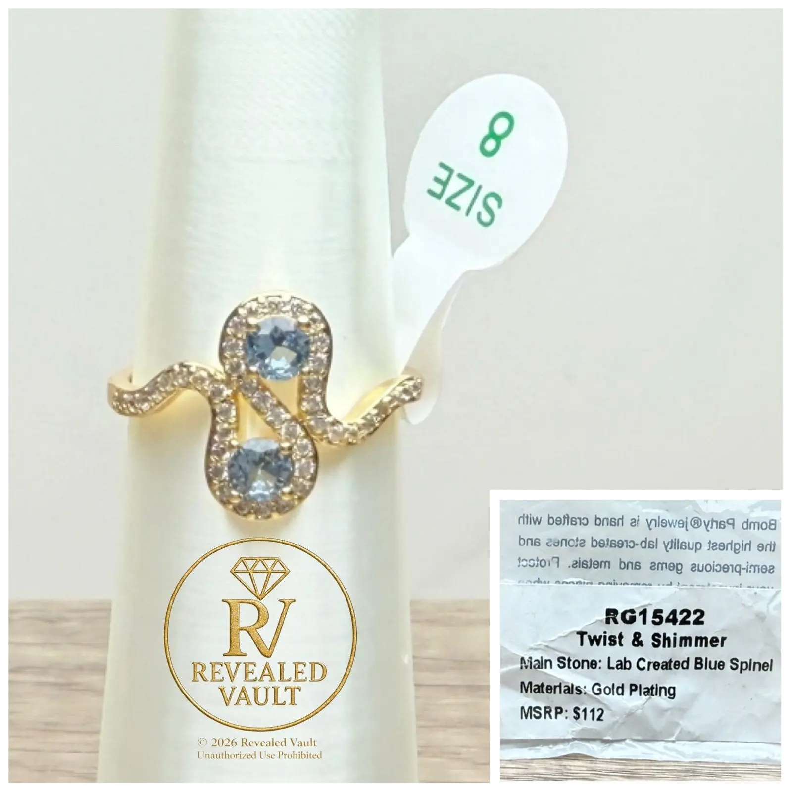 Twist & Shimmer - Size 8 - OG