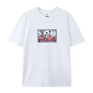 Johnny Joestar JJAB SBR USA stamp Short-sleeved cotton unisex casual T-shirt